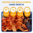 thumbnail image 4 of Safety Lifting Net Straps, Flat Nylon Sling Hoisting Net, 6.6' x 6.6'ft Cargo Lifting Nets, Lifting nets and Unloading Heavy Objects(Load:7800lbs) Sling Hoisting Net, 4 of 6