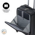 thumbnail image 4 of Maleta de Viaje Pallpall Carry On 20' Color Negro con Bolsa para laptop, 4 of 9