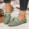 thumbnail image 2 of Casual Flat Shoes Pointed Toe Lace Up Comfortable On Walking Sneakers, 2 of 9