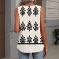 thumbnail image 6 of Kixjoy Tank Tops for Women Loose Fit V Neck Tank Top Sleeveless Trendy Pleated Blouse Summer Basic Casual Cozy Shirts for Women, Beige L, 6 of 6