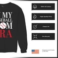 thumbnail image 6 of In My Baseball Mom Era Sweatshirt Funny Mom of Boys Best Team Supporter Mother Active Sports Child Mommy Crewneck, 6 of 7