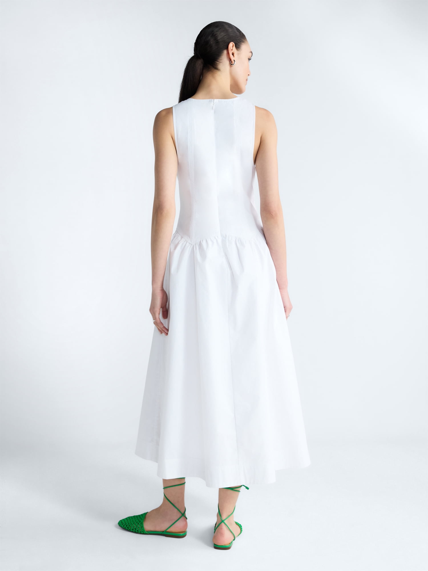 Free Assembly Women’s and Women's Plus Sleeveless Cotton Racer Back Maxi Dress, Sizes XS-4X
