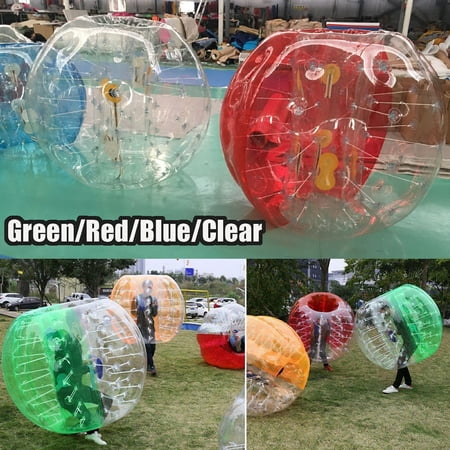 Grtsunsea 1.2M PVC Inflatable Bumper Ball Outdoor Human Bubble Soccer Ball Football