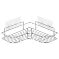 thumbnail image 1 of Injueey Estante adhesivo de esquina de ducha sin perforación para montaje en pared, organizador de baño, soporte de accesorios, estante cosmético de Juegos de accesorios de baño Injueey HA7808-00B, 1 of 6
