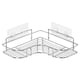 thumbnail image 1 of Injueey Estante adhesivo de esquina de ducha sin perforación para montaje en pared, organizador de baño, soporte de accesorios, estante cosmético de Juegos de accesorios de baño Injueey HA7808-00B, 1 of 6