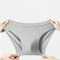 thumbnail image 4 of Briefs for Men, Breathable Polyester Fabric with Spandex Stretch, Seamless Design, Soft Elastic Waistband, Solid Black Color, Size L, 4 of 8