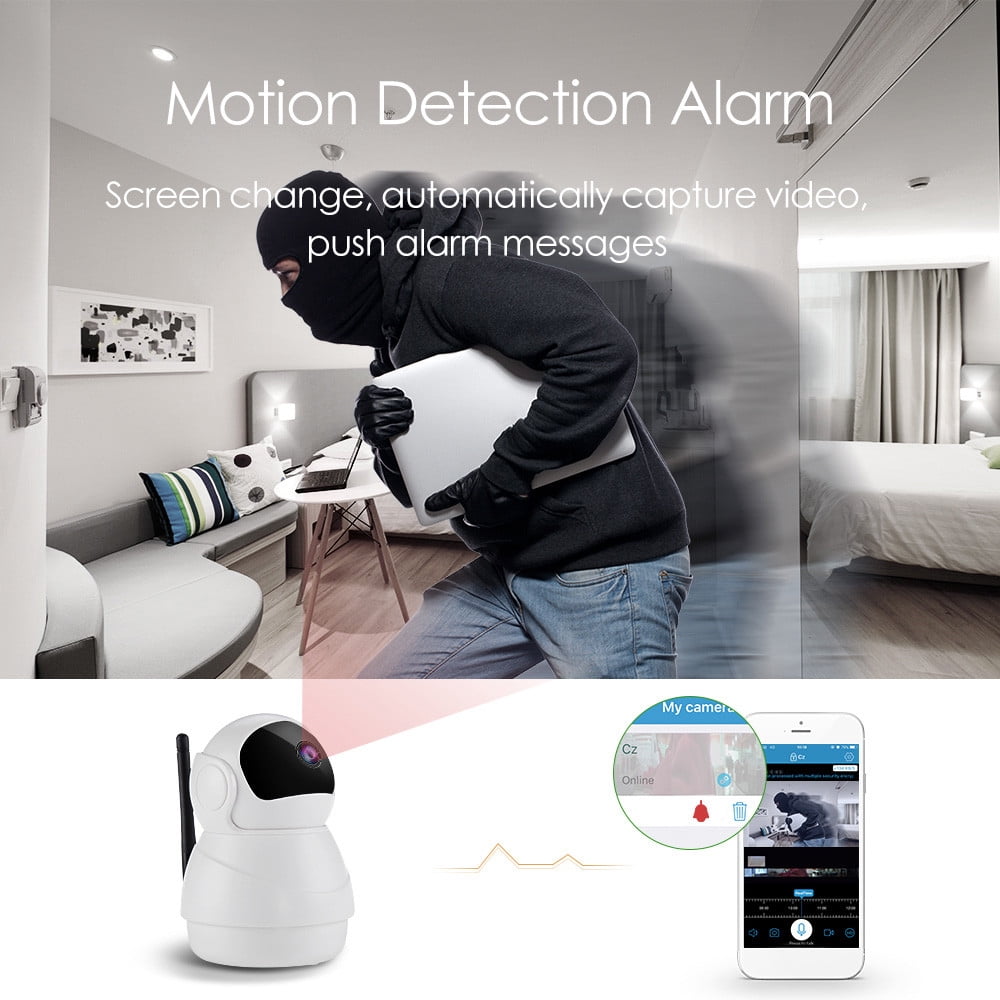 LNKOO Wireless Security Camera, IP Camera 1080P HD, WiFi Home Indoor Camera for Baby/Pet/Nanny, Motion Detection, 2 Way Audio Night Vision