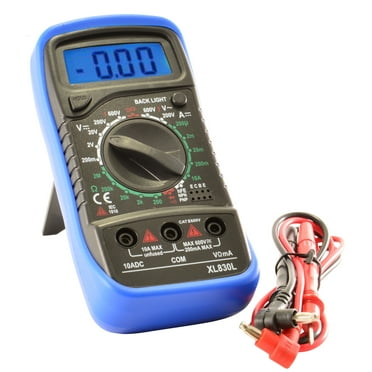 JacobsParts Digital Multimeter AC DC Voltmeter Ammeter Ohmmeter Volt Tester Meter XL830L