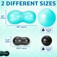 thumbnail image 6 of Cozlow Peanut Ball for Exercise & Fitness, Physical Therapy, Rehab & Labor, 2 Piece Set, 6 of 8
