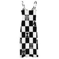thumbnail image 6 of Chess Sleeveless Dress Women's summer long dress women's evening dresses beach dresses luxury dresses, 6 of 6