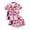 t-1Pink2, variant on ZHOGXU Charming Halloween Themed Short Sleeve Pajama Set Pumpkin Ghost Printed Kids Girls Sleepwear Comfortable Everyday Wear