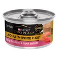 thumbnail image 1 of Purina Pro Plan Prime Plus Adulte 7+ Entrée de Saumon et Thon, Nourriture Humide pour Chats 85 g, 1 of 9