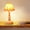 B-6B-home supplies, variant on MORESEC Home LED Mini Desk Lamp Street Scene Table Night Light Battery Plastic Purple Blue White Soft Floral Pleated Decorative Bedroom Cafe Children's Room House Essential