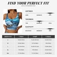 thumbnail image 5 of Uemuo Mountain Cottage In Snow Pattern Women's Sports Bra - High Impact Support, Breathable, and Comfortable Athletic Bra for Running, Yoga, and Workouts, 5 of 9