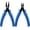 Blue, variant on 2 Pcs Split Ring Pliers Crimping Jewelry Jump Pliers for Opening/Closing Split Ring or Key Chain, Wire Flush Cutter Set for Jewelry Beading Repair Making Supplies