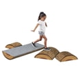 thumbnail image 1 of ECR4Kids Ensemble de Jeu d'Escalade en Rondins SoftZone, Parcours d'Obstacles Intérieur en Mousse pour Tout-Petits, 4 Pcs, 1 of 6