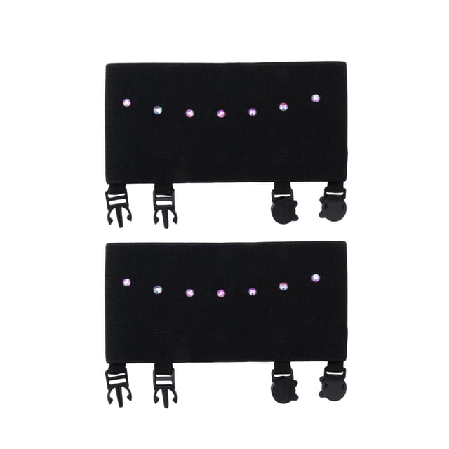 Fundas para botas de patinaje, funda protectora suave y elástica, funda protectora para el cuerpo de patines, fundas para patines de hielo para Negro Talla S