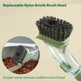 thumbnail image 6 of PONPRNGY Soap Dispensing Dish Brush with Handle, Kitchen Scrub Brush for Dishes Pots Pans Sink Cleaning, 6 of 6