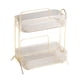 thumbnail image 1 of Organizador de cosméticos, escurridor de tazas y jarros, multiusos, 2 niveles, para almacenamiento en el hogar Blanco, 1 of 9
