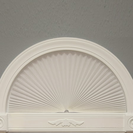 Redi Shade Original Arch Light Filtering Pleated Fabric, White