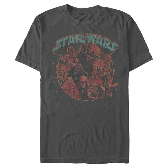 Men's Star Wars: The Rise of Skywalker Dark Side Stars  Graphic Tee Charcoal Small