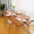 thumbnail image 3 of GZHJMY Halloween Ghost Pumpkin Bat Spider Spooky Table Runner Seasonal Table Cloth Runner for Kitchen Dining Table Wedding Party Holiday Coffee Dining Home Decor 13 x 70 Inches, 3 of 7