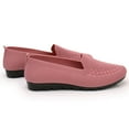 thumbnail image 4 of JINMGG Flat Shoes for Women Plus Clearance Women Casual Mesh Slip-On Wedges Round Toe Breathable Single Shoes Peas Shoes Pink 39, 4 of 9