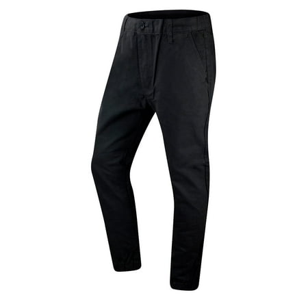 mens khaki joggers with belt loops
