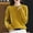 Yellow, variant on Women Casual Solid Color Bottoming Shirt Slim High Collar Knitted Long Sleeved Top Thermals for Men Thermal Shirts And Pants for Men Ladies Thermal Tops Button Women Thermal Thermal Long Sleeve for