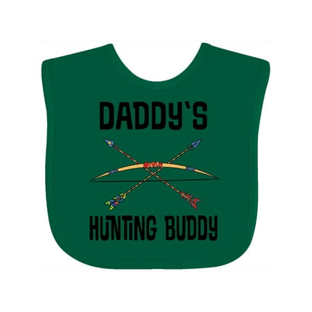 

Inktastic Daddys Hunting Buddy Bow Hunter Gift Baby Boy or Baby Girl Bib