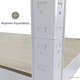 thumbnail image 3 of Estante Anaquel Organizador Laminado Stock & Lock 5 Niveles Color Blanco  Multiusos Ajustable, 3 of 7