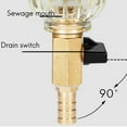 thumbnail image 3 of 2X  Down Sediment Filter Reusable Whole House Sediment Water Pre Filter 40-60 Micrometre Whole House Water Filter, 3 of 7