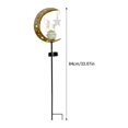 thumbnail image 3 of Moon Hollow Light Iron Craft impermeable moderno estilo Ins para césped (C), 3 of 3