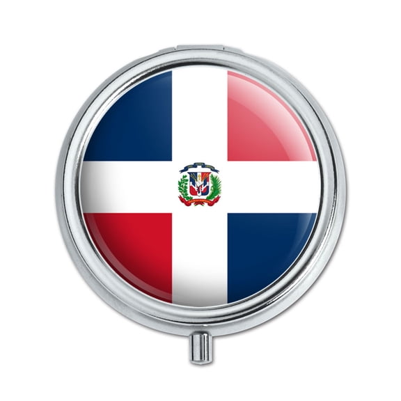 The Dominican Republic National Country Flag Pill Box