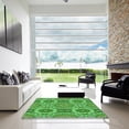 thumbnail image 7 of Ahgly Company Machine Washable Indoor Round Transitional Green Area Rugs, 8' Round, 7 of 7