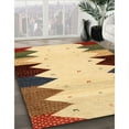 thumbnail image 2 of Ahgly Company Indoor Rectangle Contemporary Red Abstract Area Rugs, 7' x 9', 2 of 6