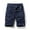 Dark Blue, variant on Njoeus Men's Cargo Shorts Mens Elastic Waist Zipper Pockets Short Relaxed Classic Outdoor Work Shorts for Men - Reg & Big & Tall Sizes(M-5XL)