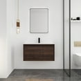 thumbnail image 2 of Bathroom Vanity with Sink with Gel Sink, Bathroom Vanity, 36 Inch Bathroom Sink Cabinet with Soft Close Doors for Bathroom, California Walnut, 2 of 9