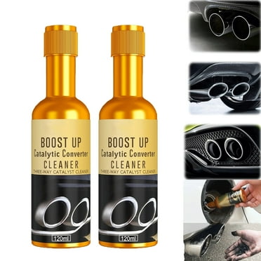 DGSLMY Catalytic Converter Cleaner Auto Parts Engine, Exhaust System Pipe Carbon Removal Cleaner Treatment Additive Oil, Fuel System Treatment Oil Additive for Gas and Diesel Car
