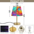 thumbnail image 6 of Adjustable 3-Color Light Desk Light Vintage Bronze Table Lamp For Bedroom Office Living Room Vibrant Black Cat, 6 of 9
