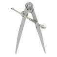 thumbnail image 4 of Carbon Steel Divider,Flat Leg Divider 150mm Leather Compass Drafting Compass Masterfully Created, 4 of 14