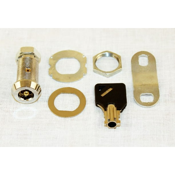 Arcade Game coin door Lock, 27mm, Quincunx Solid Cylinder, 1 lock and 1