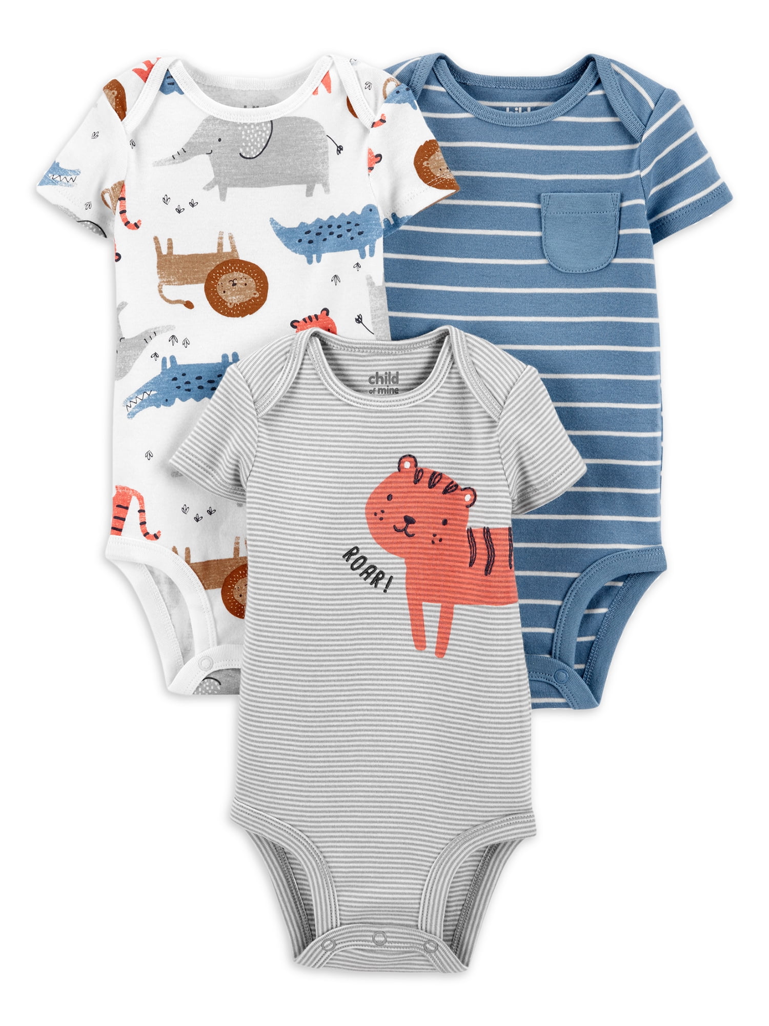 Carters Baby Boys 2-Pack Puppy Gowns 3 Months 