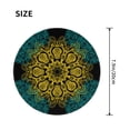 thumbnail image 3 of ZNDUO 2 Pack Round Mouse Pad Abstract Paisley Mandala Pattern 7.9" Small Non-Slip Rubber Gaming Mousepad Desk Mat for Home Office, 3 of 7