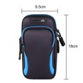 thumbnail image 2 of Teléfono impermeable gimnasio bolsa de brazo celular soporte para correr para Huawei Apple rojo, 2 of 7
