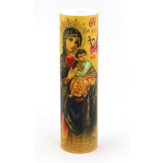 Our Lady of Perpetual Help, LED Flameless Devotional Prayer Candle, THE SAINTS COLLECTION