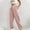 Pink, variant on Summer Saving Clearance AXXD Brown Sweatpants for Women Clearance $5.00 Summer Joggers Hiking Solid Color Elastic Waist Close Slant Pocket Sweatpants Trousers Mother's Day