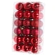 thumbnail image 2 of Bearachild 30 piezas de bolas de Navidad adornos inastillables decoraciones para árboles de Navidad juego de bolas colgantes para decoración de fiesta de Kits de decoración para fiestas Rojo Bearachild HA007626-03B, 2 of 6