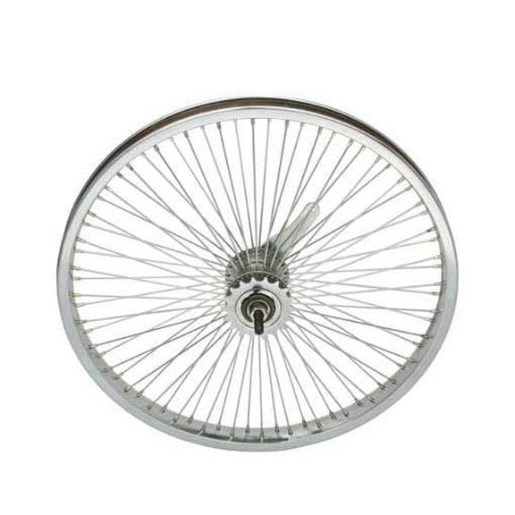 20" 72 Spoke Coaster Wheel 14G Chrome. Bicycle wheel, bike wheel, Lowrider bike wheel, lowrider bicycle wheel, bmx, free style