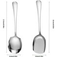thumbnail image 5 of 2 cucharas públicas de acero inoxidable, cuchara grande para comida de Hotel, cuchara grande para servir en la cantimplora, cuchara para buffet, cuchara para pala esquí esquí Gafas de esquí, 5 of 5